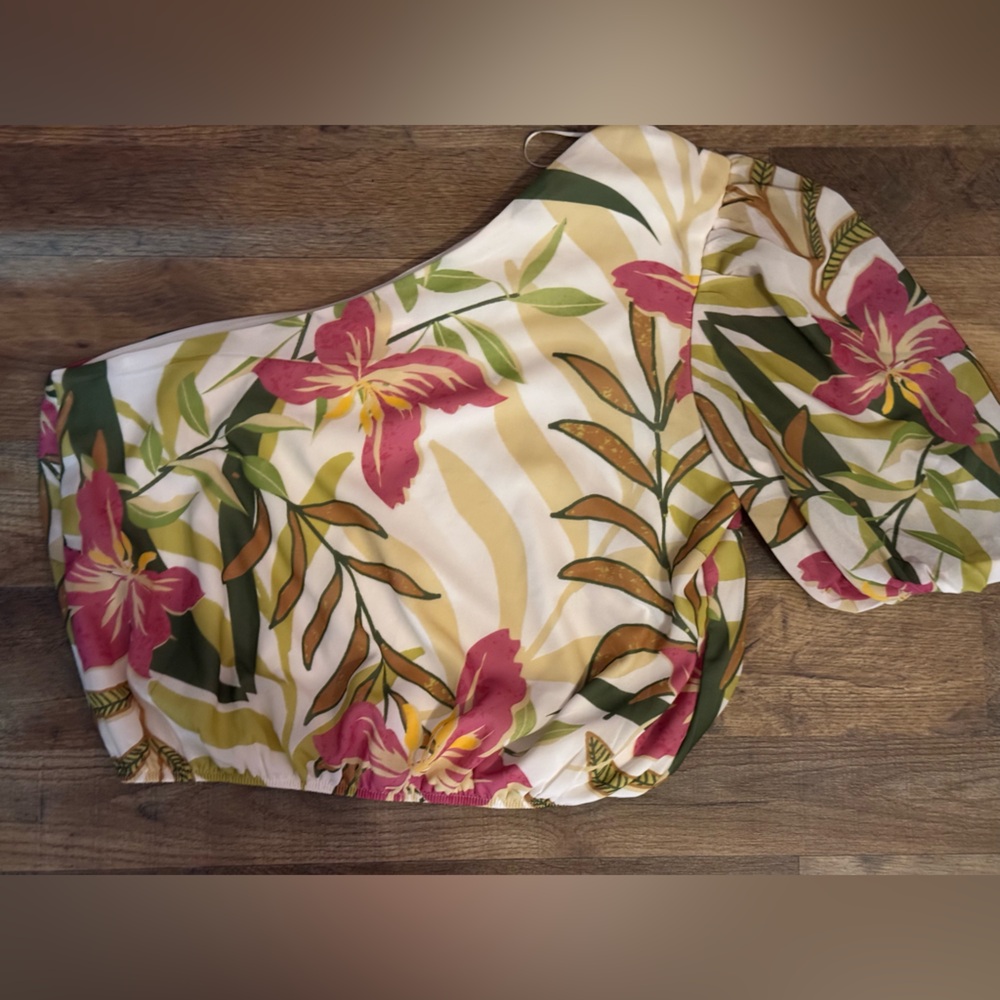 Off the shoulder floral top